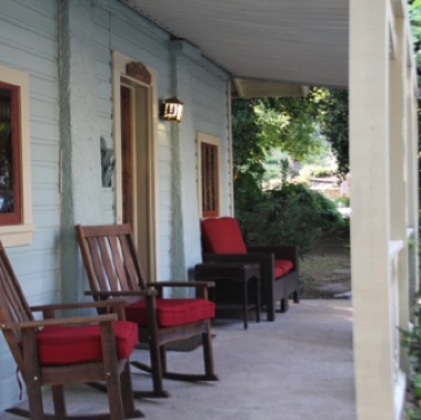Front Porch on Spring Street